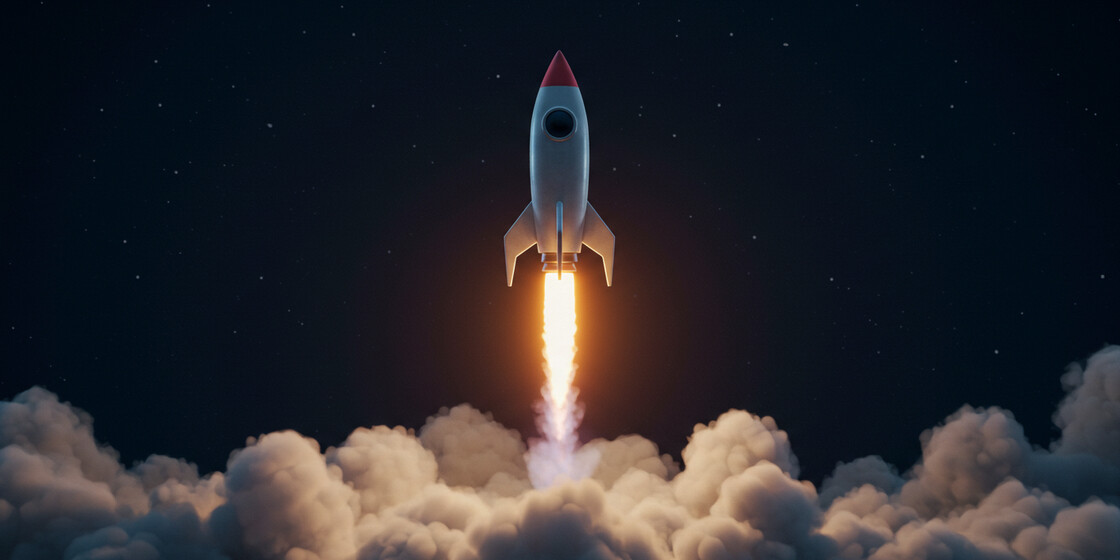 a launching rocket