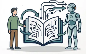 A human and agent working into a common knowledge base