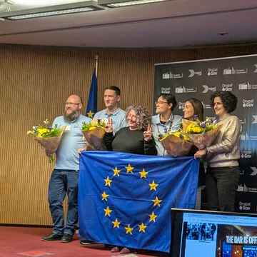 Ending ceremony at DrupalGov.eu