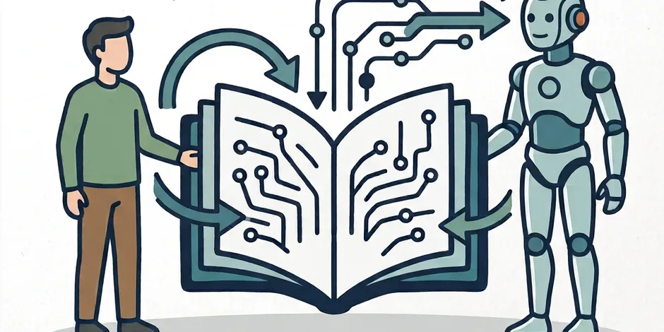 A human and agent working into a common knowledge base