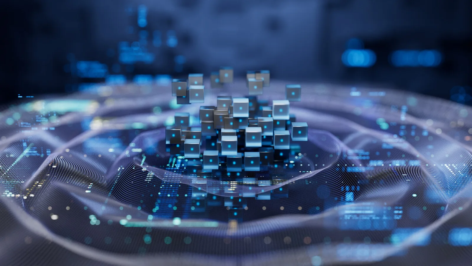 Analytics technology of the Data Lake Big Data Warehouse Datalake platform - background used for mossbo