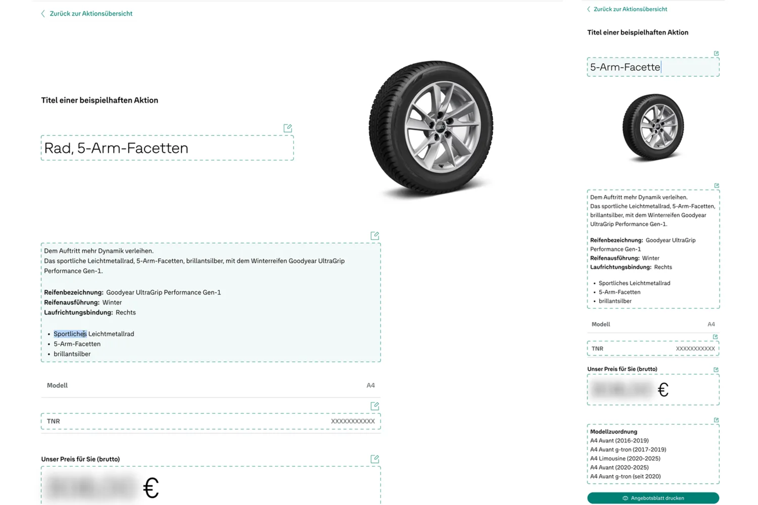 Volkswagen AG InfoPortal Image in Desktop and Mobile screens