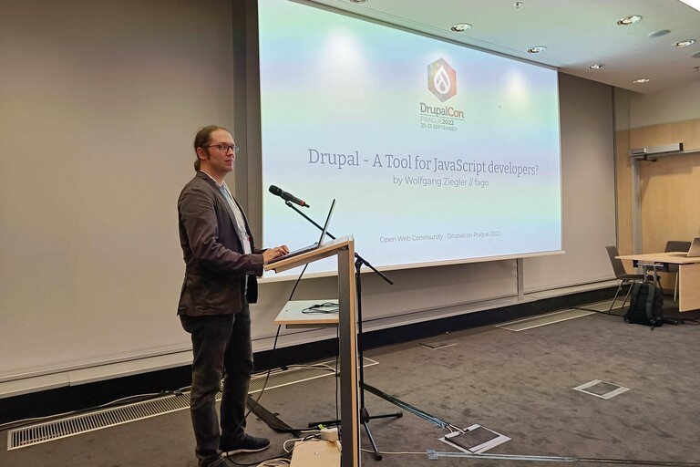 Drupalcon Prague 2022- Wolfgang Ziegler