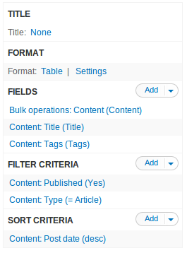 Drupal rules vbo view config